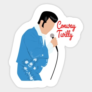 Conway Twitty Sticker